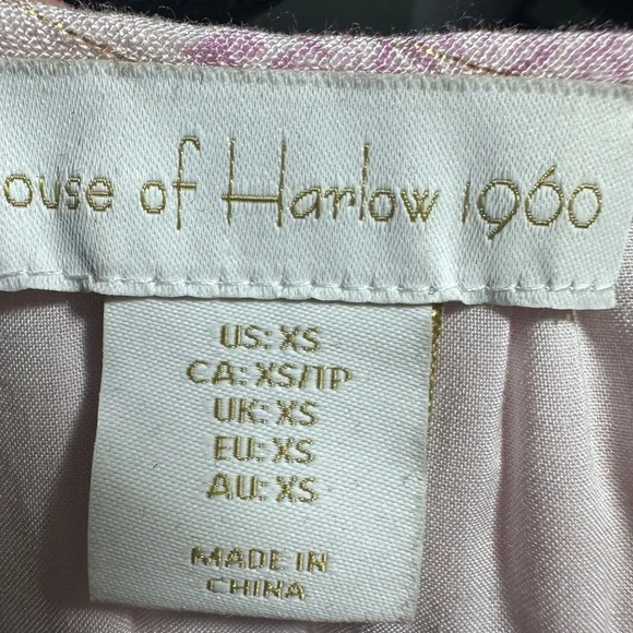 House of Harlow 1960 Pink Paisley Dress - Picture 5 of 5